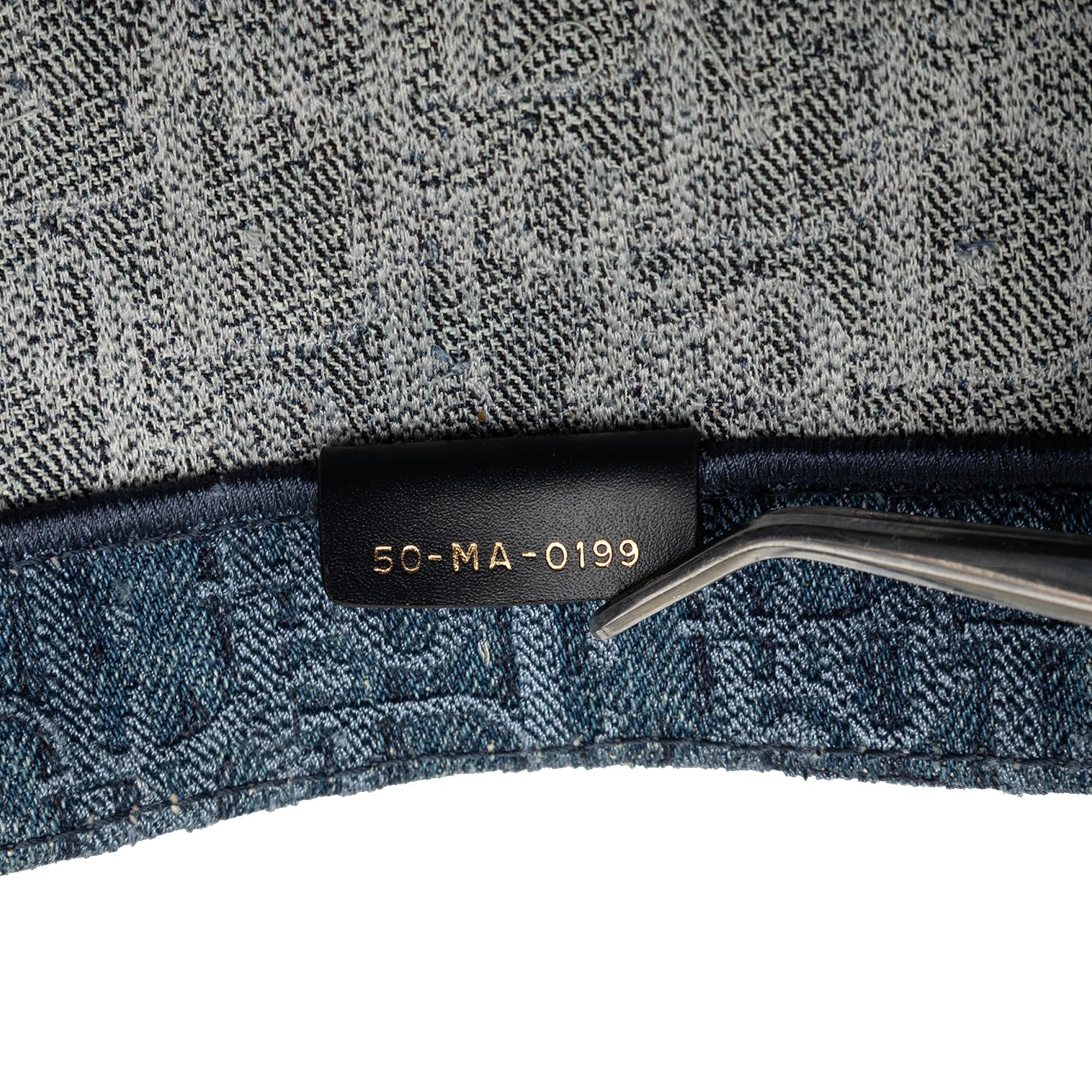 Dior Medium Oblique Denim Book Tote