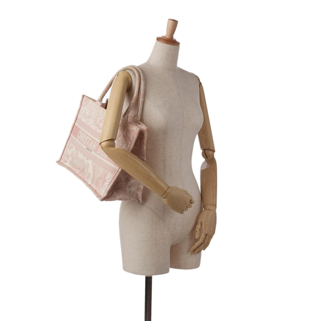 Dior Medium Toile de Jouy Book Tote (SHG-FknGrD)