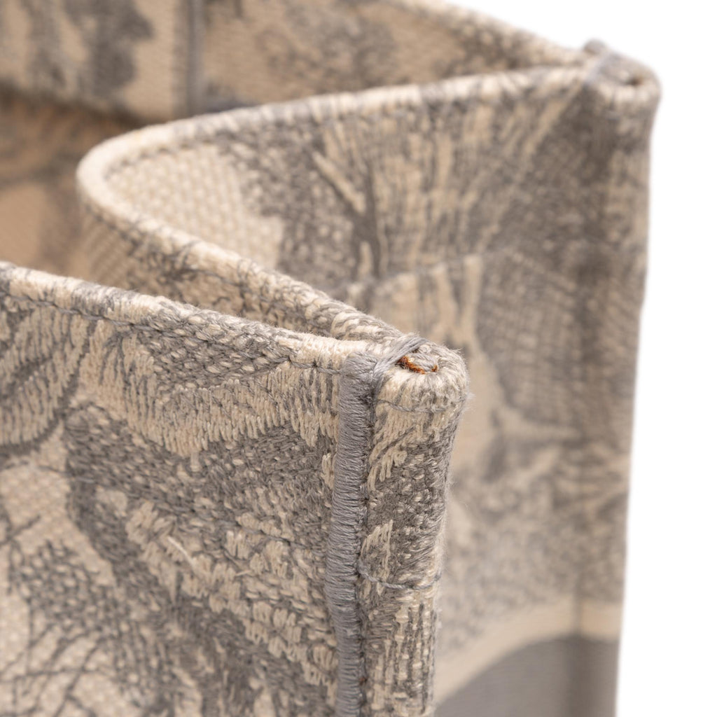Dior Medium Toile de Jouy Reverse Embroidered Canvas Book Tote
