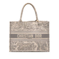 Dior Medium Toile de Jouy Reverse Embroidered Canvas Book Tote