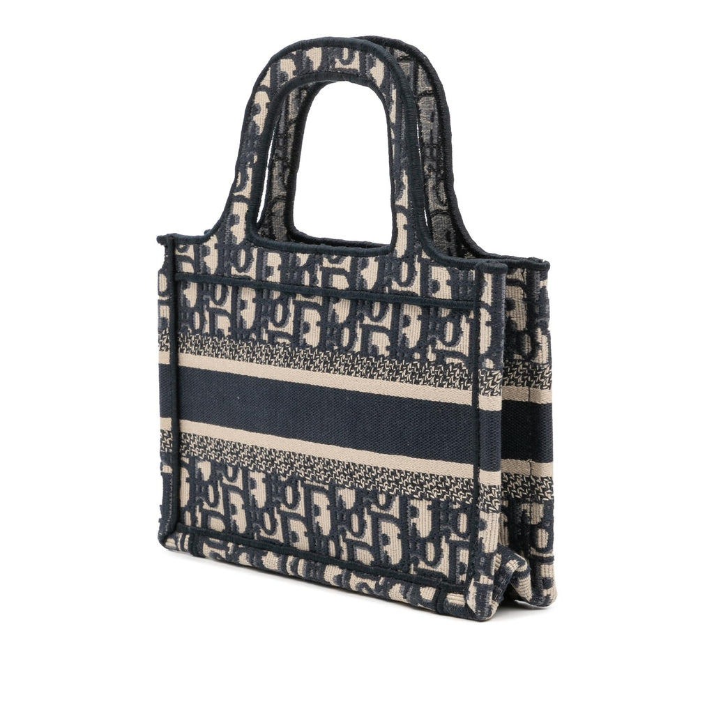 Dior Mini Oblique Canvas Book Tote
