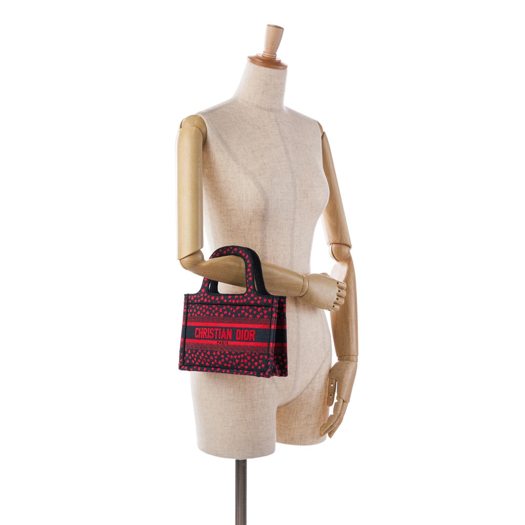 Dior Mini Pop Heart I Love Paris Book Tote (SHG-1WbMpp)