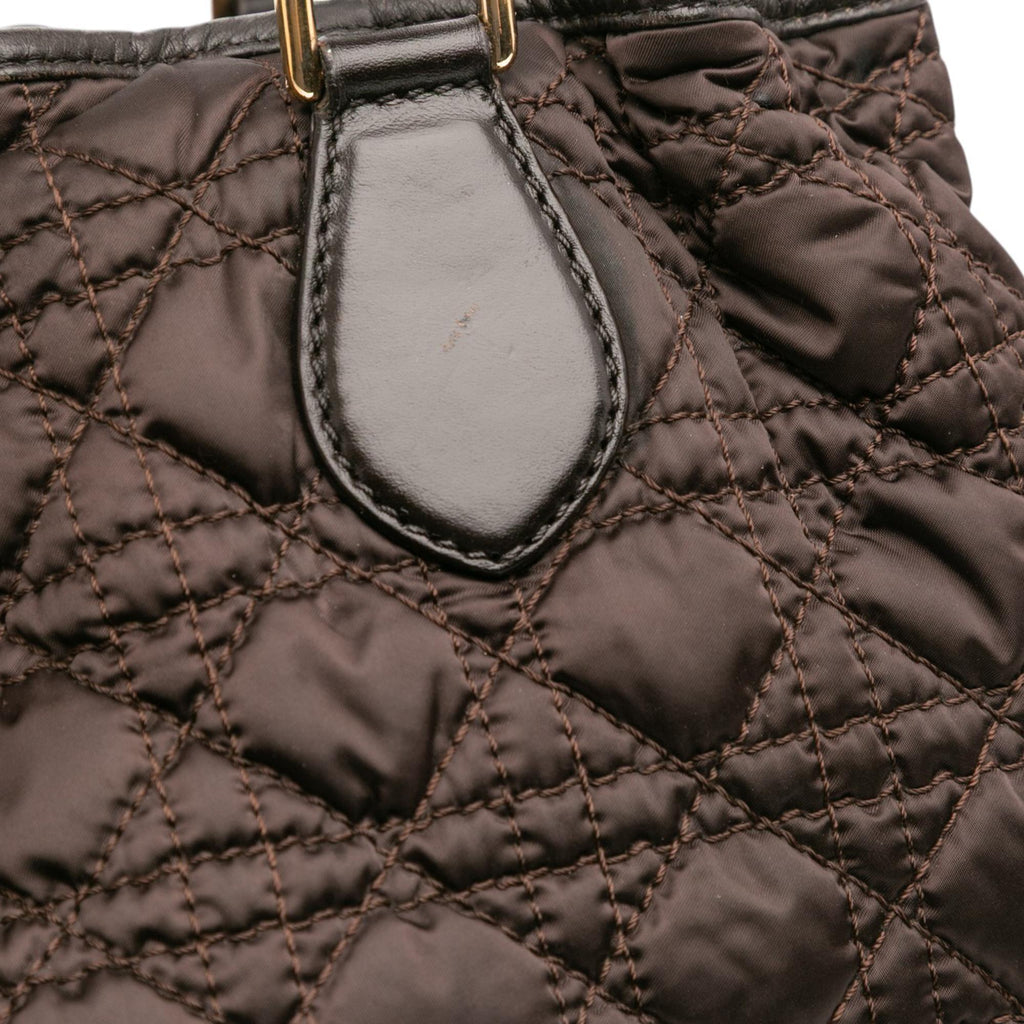 Dior Nylon Cannage Lovely Shopper Tote