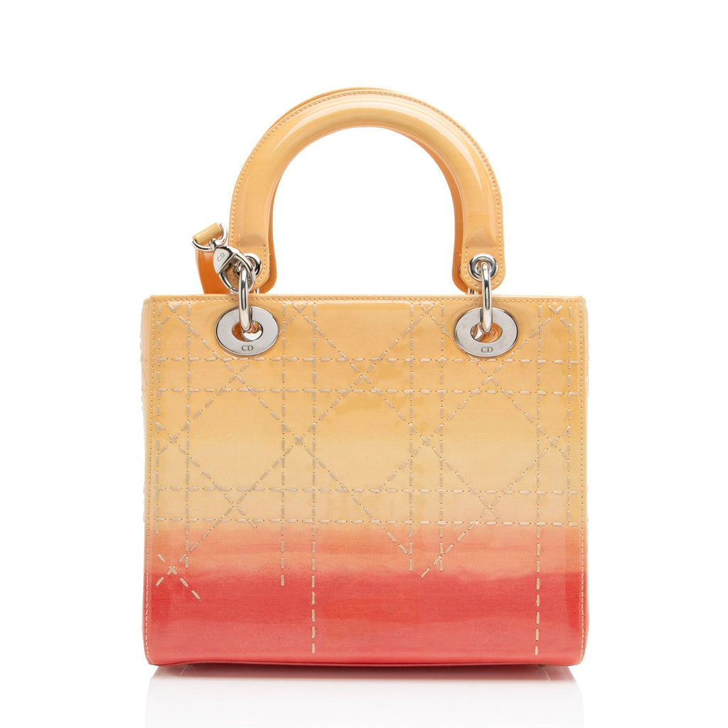 Dior 1:1 Rep Leather Ombre Lady Dior Medium Tote