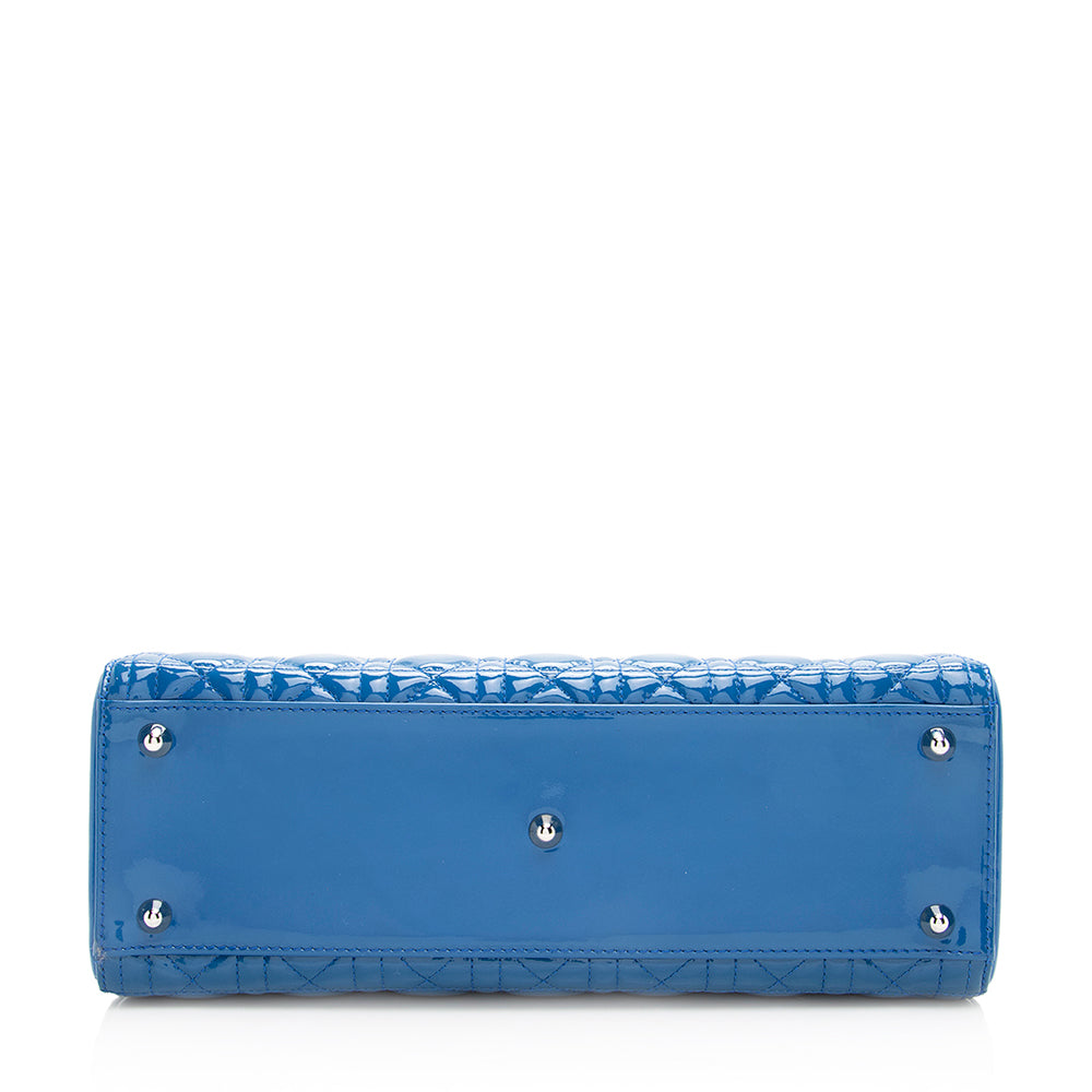 Dior 1:1 Rep Leather Lady Dior Large Tote (SHF-19135)