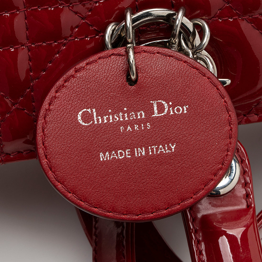 Dior 1:1 Rep Leather Lady Dior Large Tote (SHF-19305)