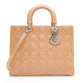 Dior 1:1 Rep Leather Lady Dior Large Tote (SHF-21157)