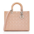 Dior 1:1 Rep Leather Lady Dior Large Tote (SHF-22412)