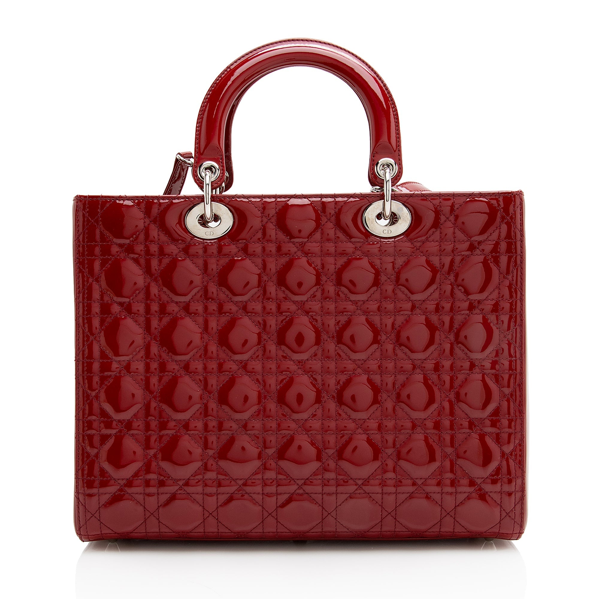 Dior 1:1 Rep Leather Lady Dior Large Tote (SHF-22848)