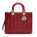Dior 1:1 Rep Leather Lady Dior Large Tote (SHF-22848)