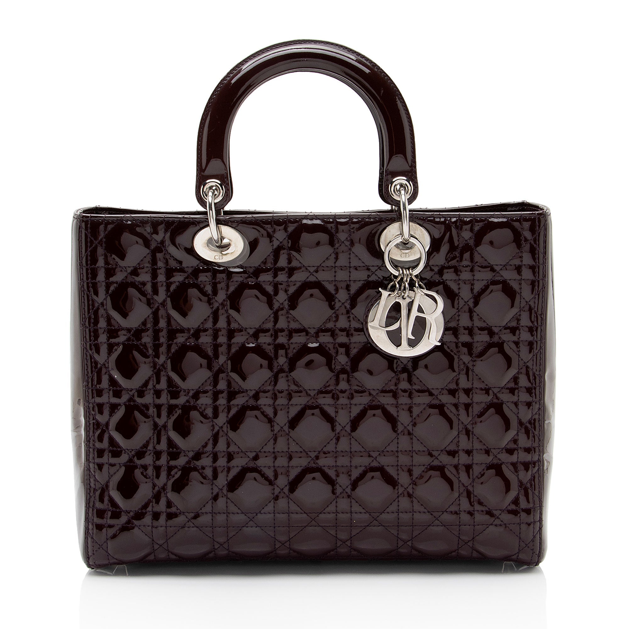 Dior 1:1 Rep Leather Lady Dior Large Tote (SHF-5trAE8)