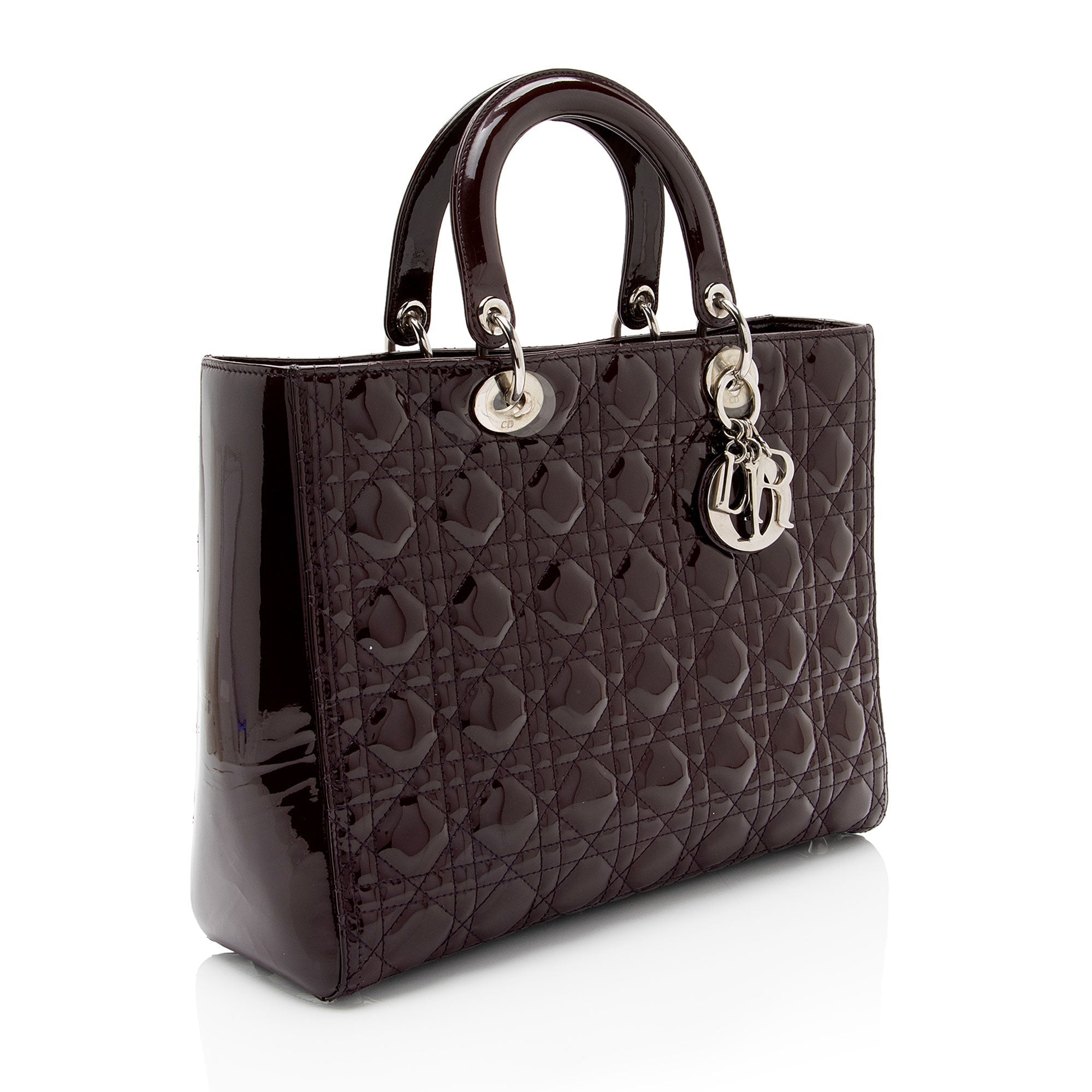 Dior 1:1 Rep Leather Lady Dior Large Tote (SHF-5trAE8)