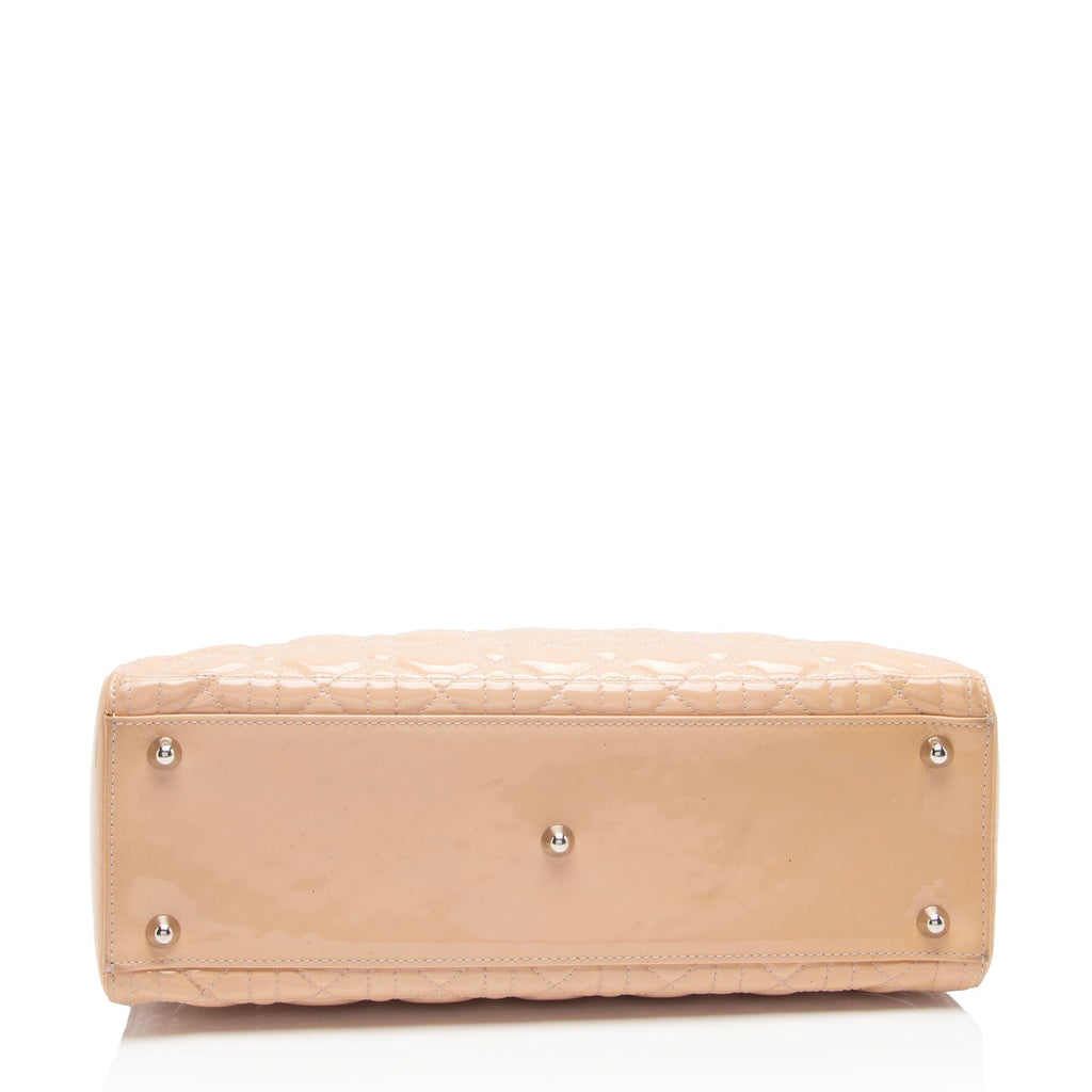 Dior 1:1 Rep Leather Lady Dior Large Tote (SHF-2qzbI4)