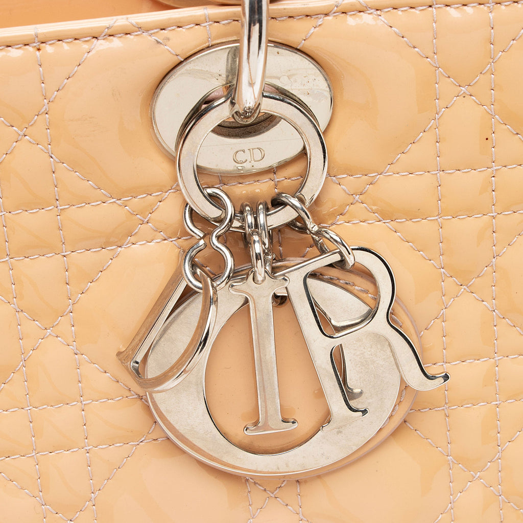 Dior 1:1 Rep Leather Lady Dior Large Tote (SHF-2qzbI4)