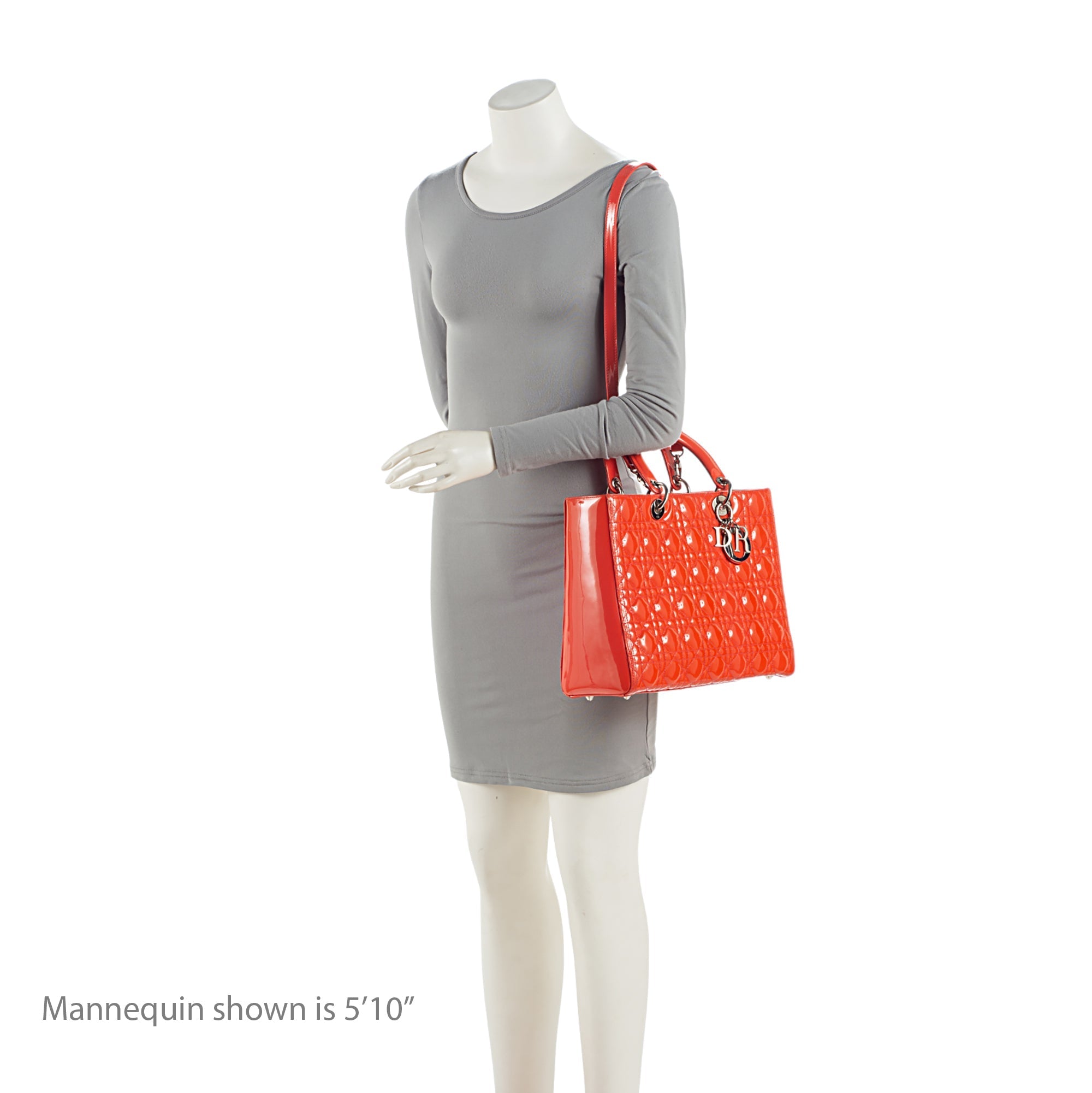 Dior 1:1 Rep Leather Lady Dior Large Tote (SHF-w6Nhh6)