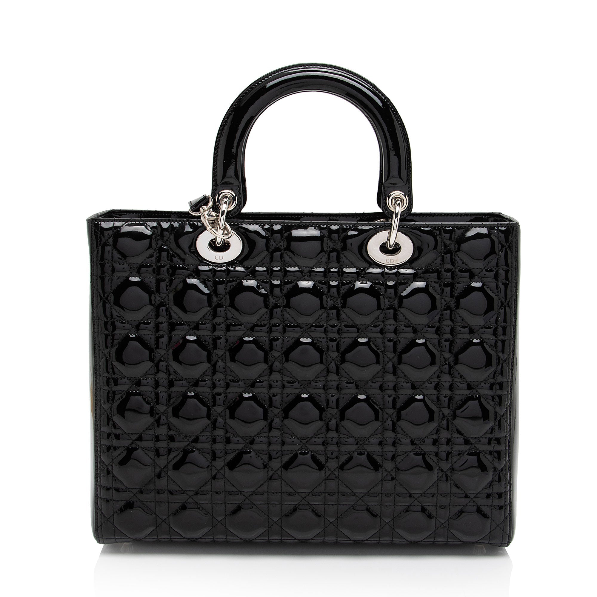 Dior 1:1 Rep Leather Lady Dior Large Tote (SHF-DomNwp)