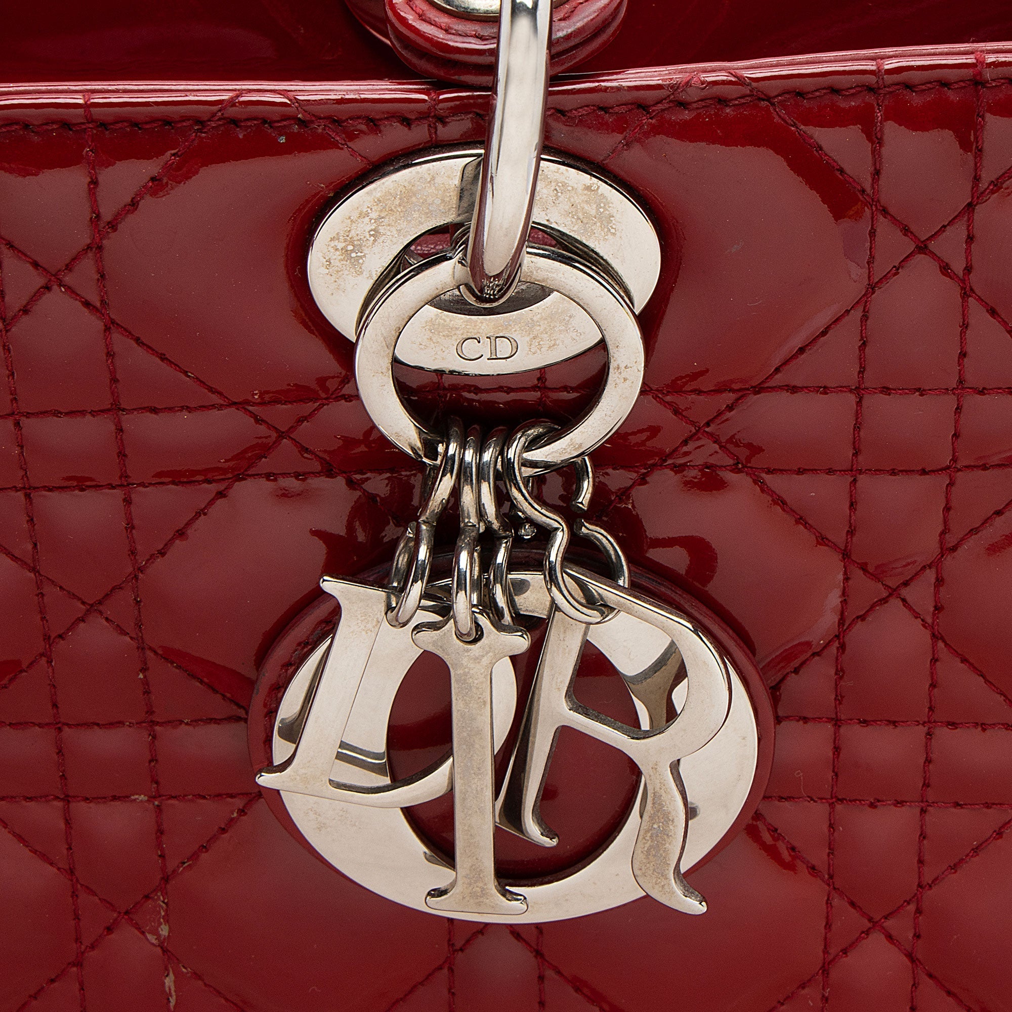Dior Cannage 1:1 Rep Leather Lady Dior Large Tote