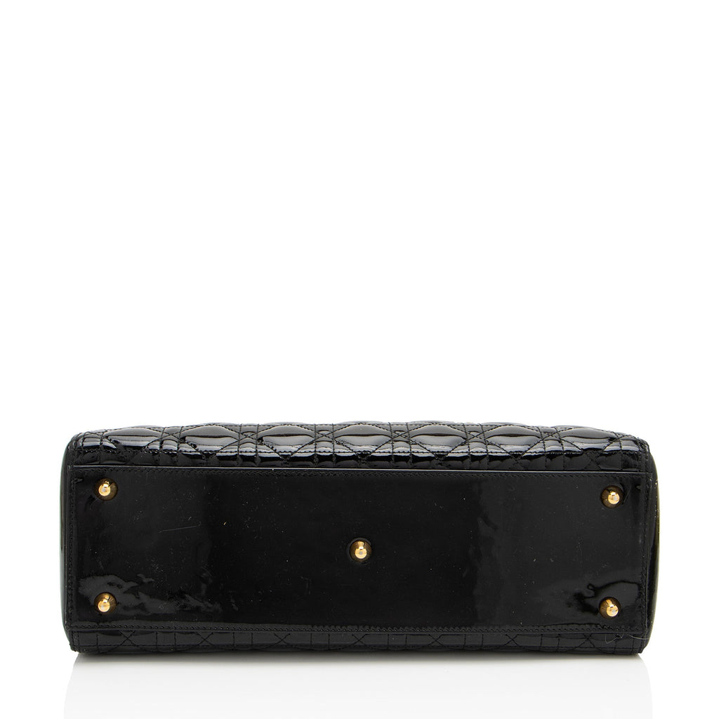 Dior 1:1 Rep Leather Lady Dior Large Tote (SHF-GVZhUv)