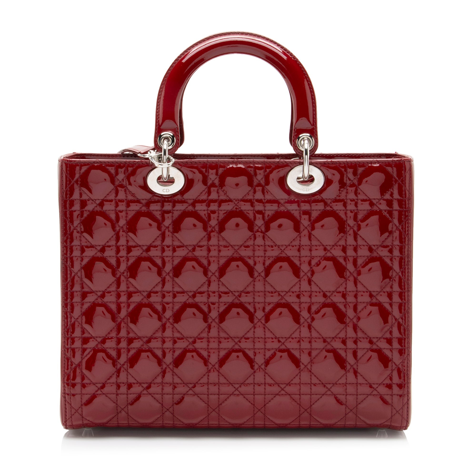 Dior 1:1 Rep Leather Lady Dior Large Tote (SHF-91E8TQ)