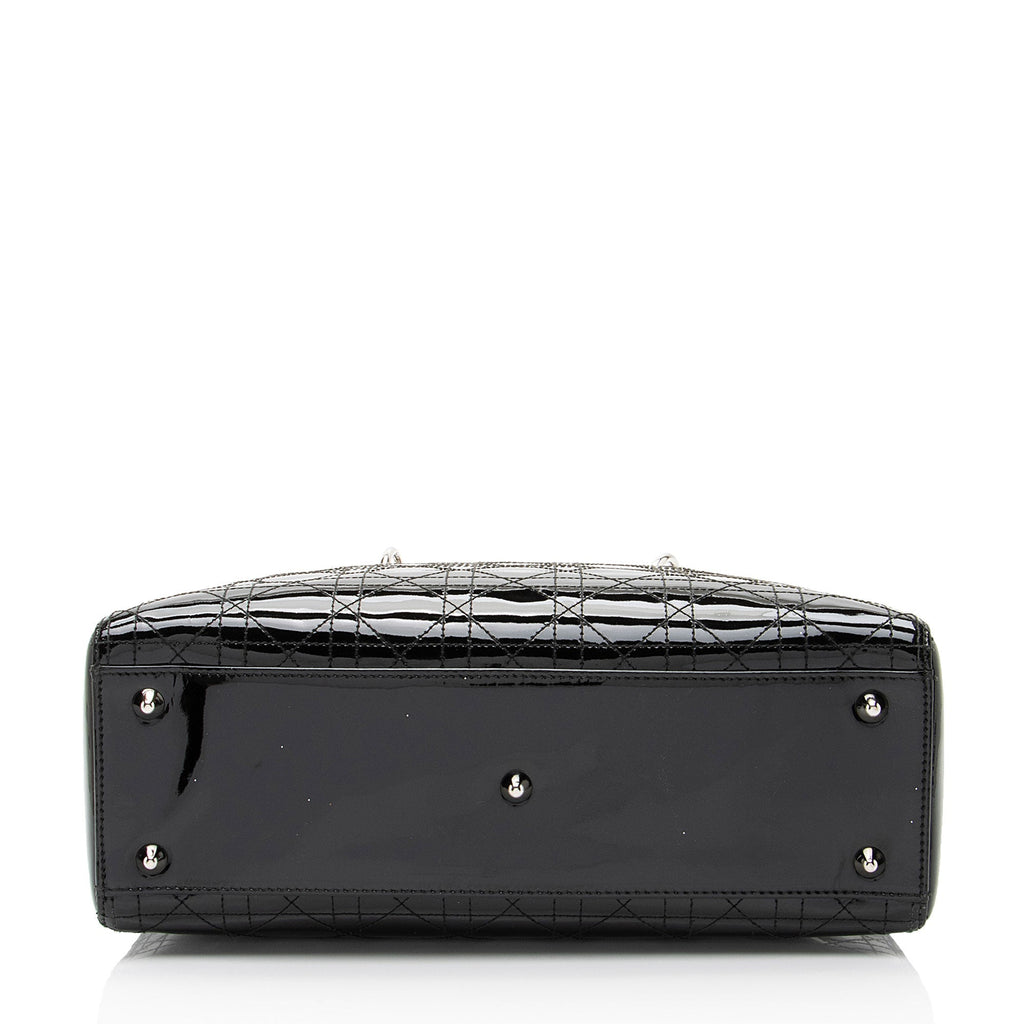 Dior 1:1 Rep Leather Lady Dior Large Tote