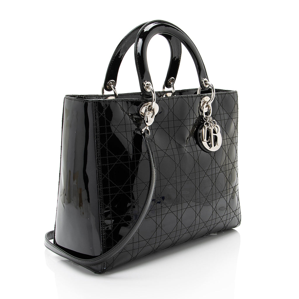 Dior 1:1 Rep Leather Lady Dior Large Tote