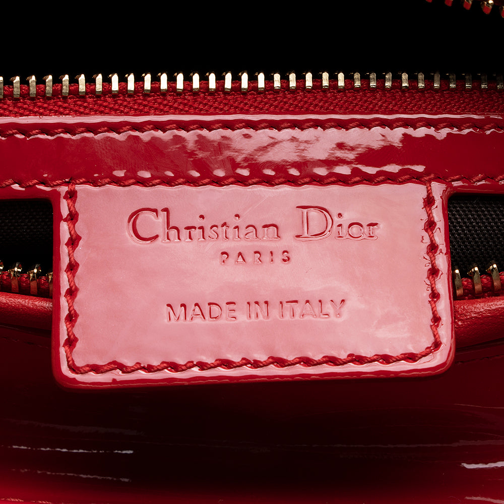 Dior 1:1 Rep Leather Lady Dior Medium Tote (SHF-22059)