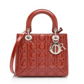 Dior 1:1 Rep Leather Lady Dior Medium Tote (SHF-23564)