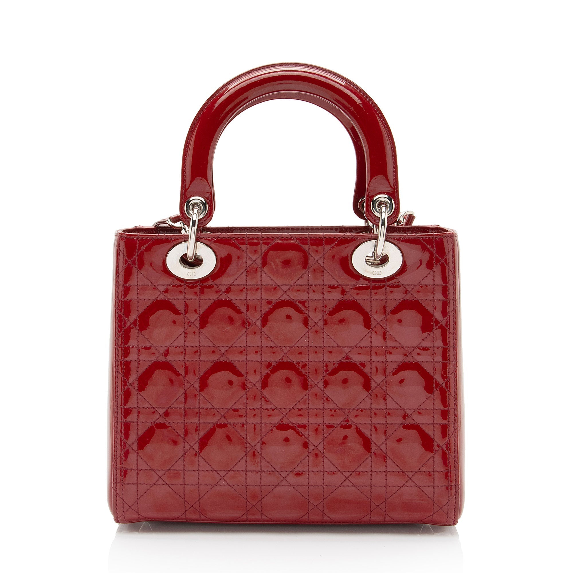 Dior 1:1 Rep Leather Lady Dior Medium Tote (SHF-KM7Orb)