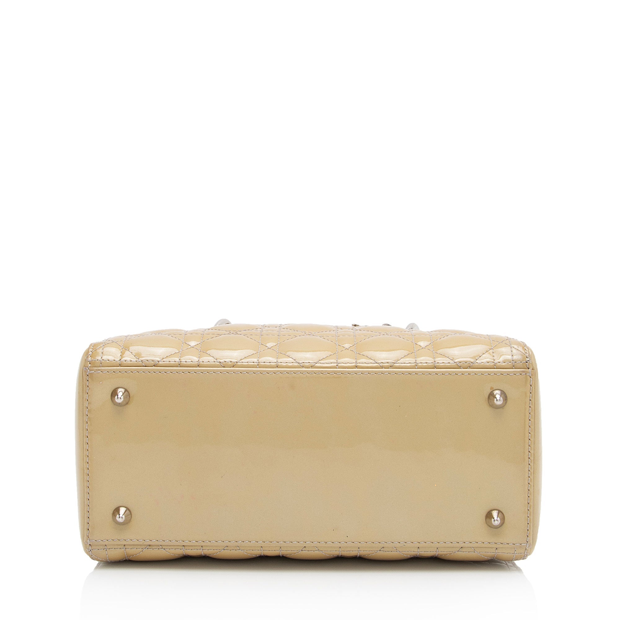 Dior 1:1 Rep Leather Lady Dior Medium Tote (SHF-595Avu)