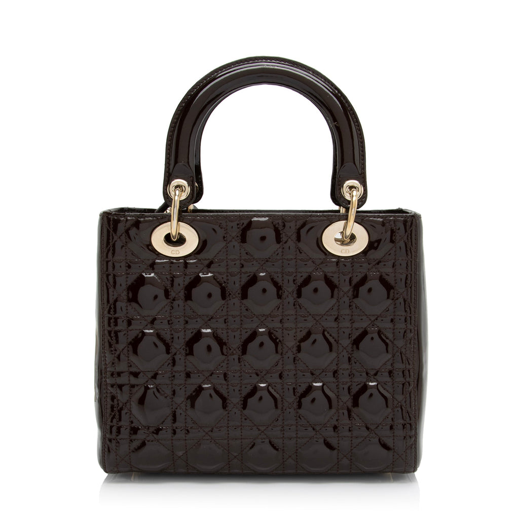 Dior 1:1 Rep Leather Lady Dior Medium Tote (SHF-c6eBWA)
