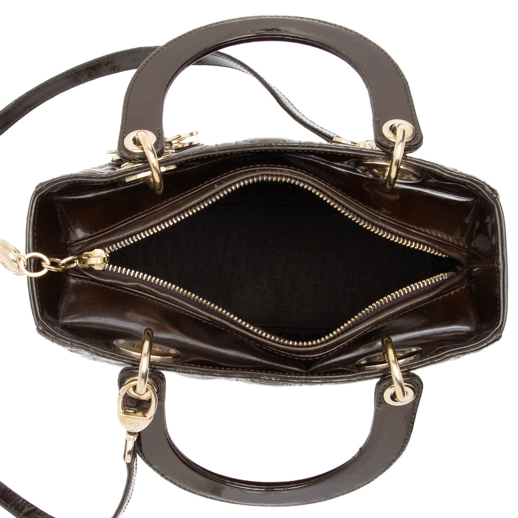 Dior 1:1 Rep Leather Lady Dior Medium Tote (SHF-c6eBWA)