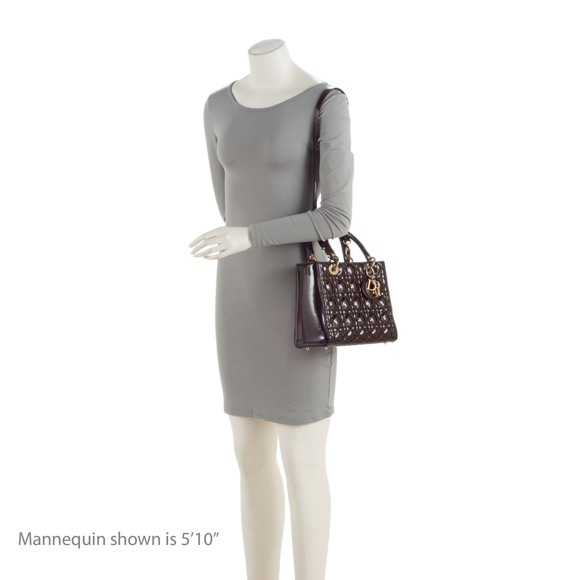 Dior 1:1 Rep Leather Lady Dior Medium Tote (SHF-c6eBWA)