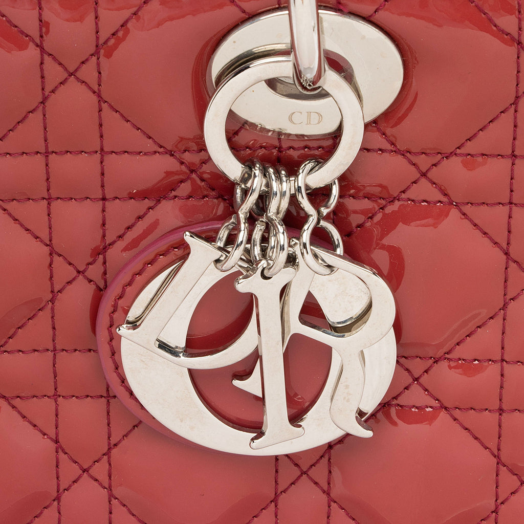 Dior 1:1 Rep Leather Lady Dior Medium Tote (SHF-9SFjWH)