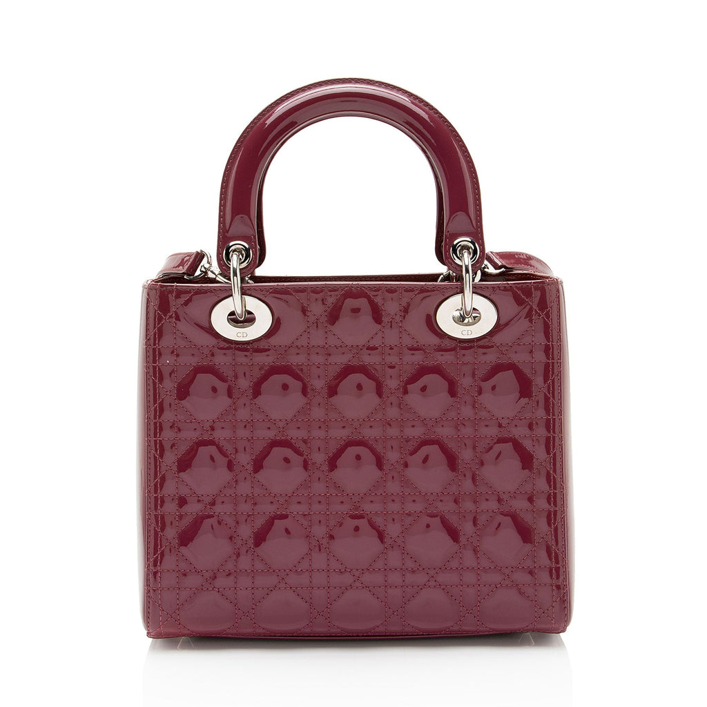 Dior 1:1 Rep Leather Lady Dior Medium Tote (SHF-Tr4vgf)