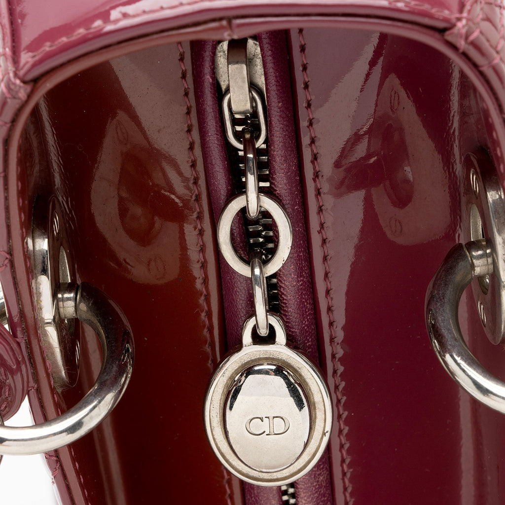 Dior 1:1 Rep Leather Lady Dior Medium Tote (SHF-Tr4vgf)