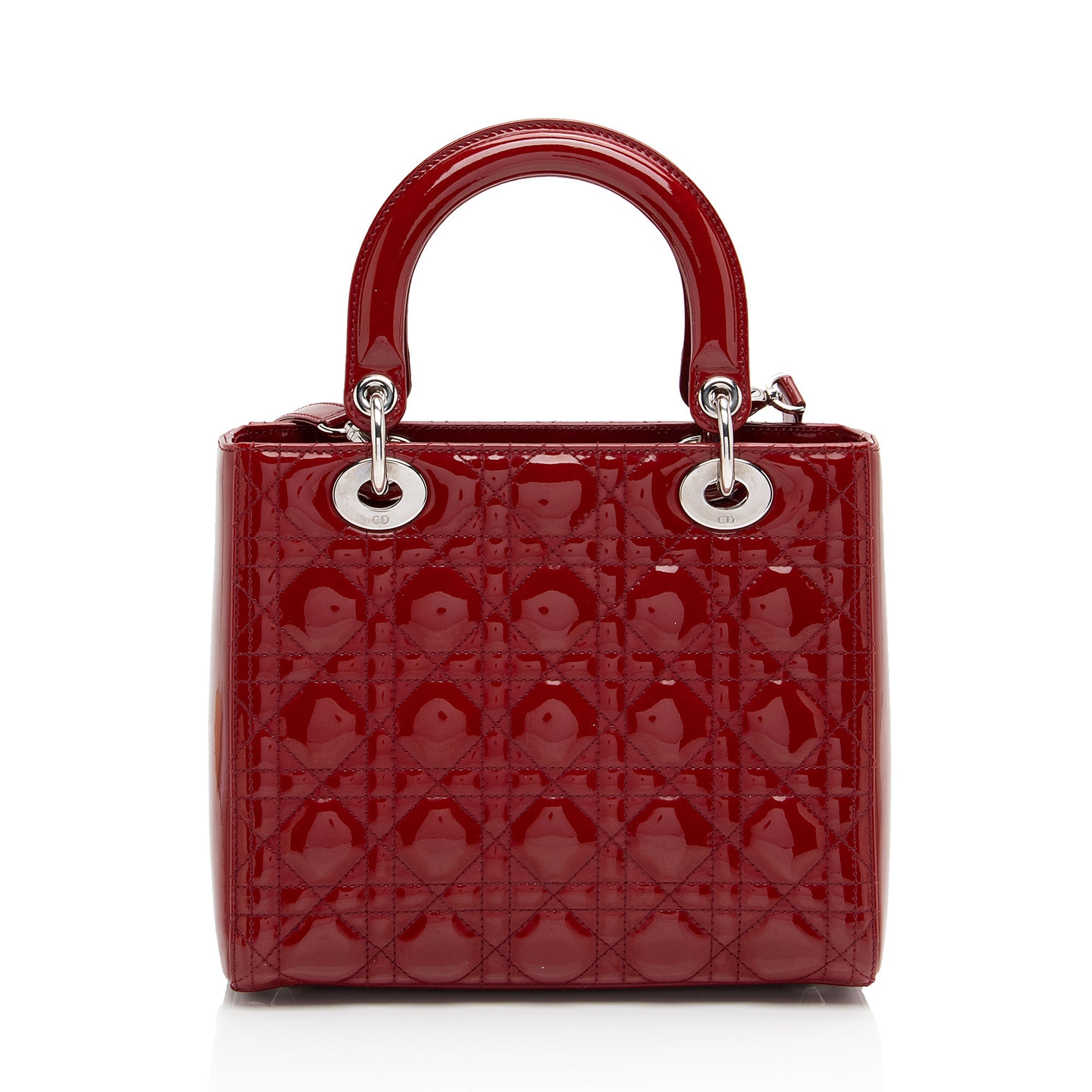 Dior 1:1 Rep Leather Lady Dior Medium Tote (SHF-Wd5jCB)