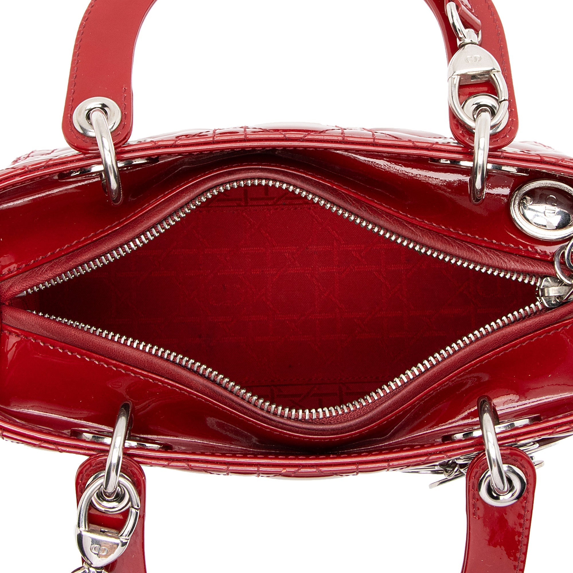 Dior 1:1 Rep Leather Lady Dior Medium Tote (SHF-Wd5jCB)