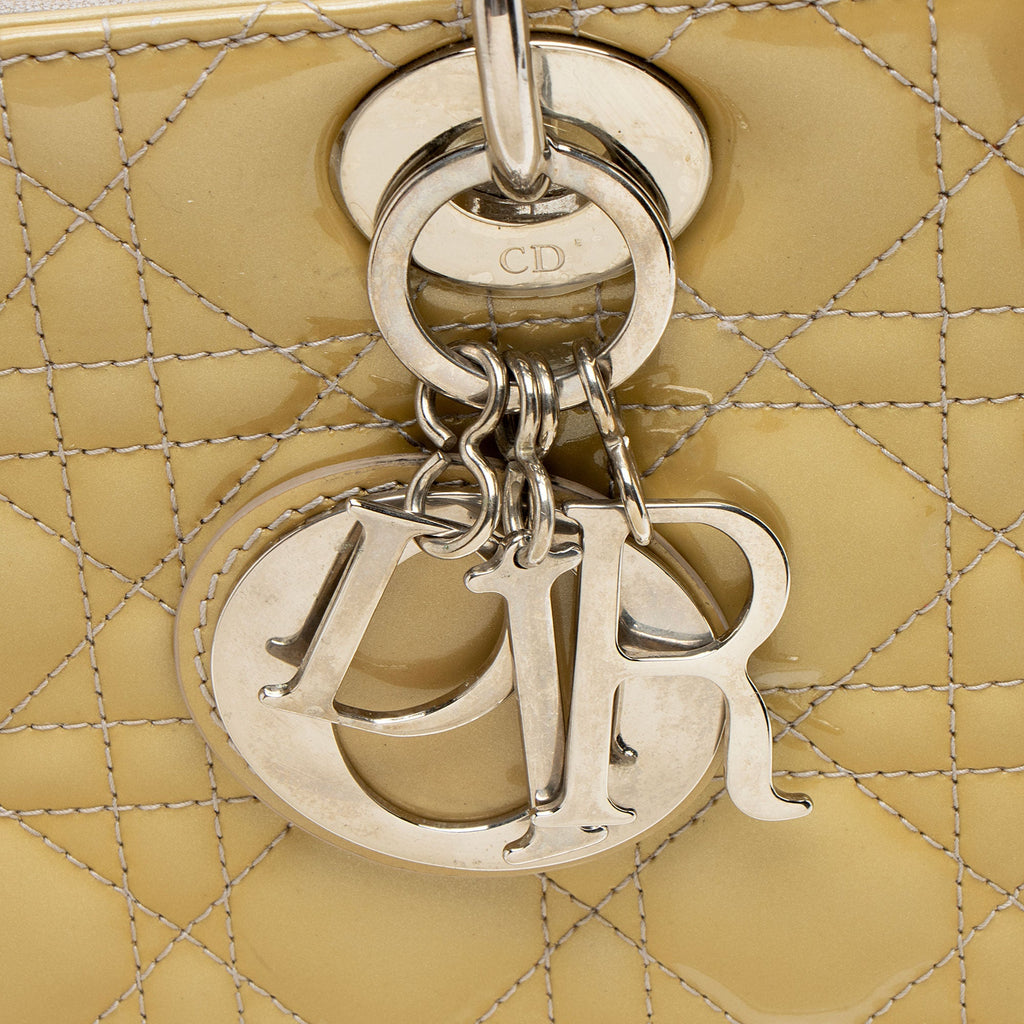 Dior 1:1 Rep Leather Lady Dior Medium Tote