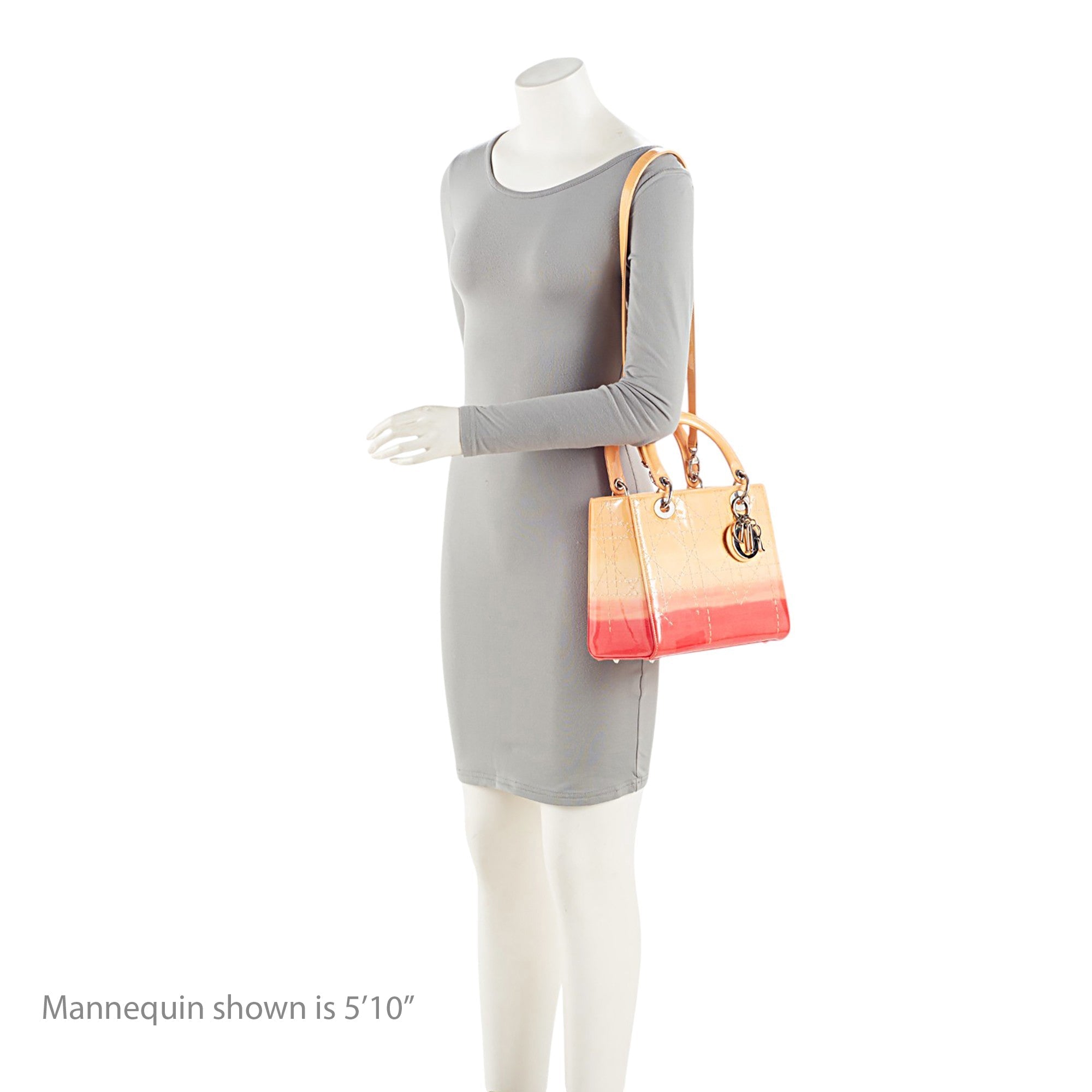 Dior 1:1 Rep Leather Ombre Lady Dior Medium Tote