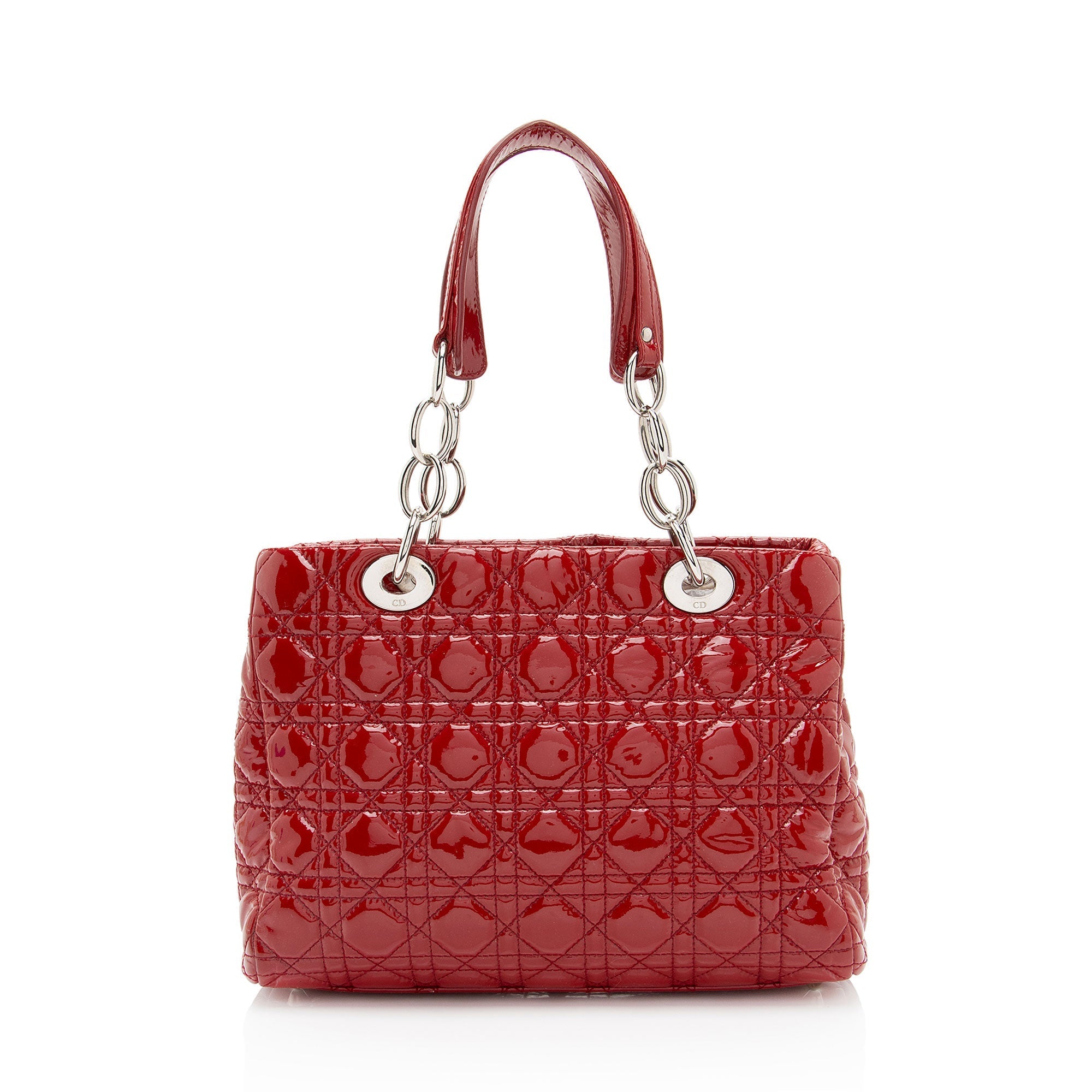 Dior 1:1 Rep Leather Soft Cannage Lady Dior Small Shopping Tote (SHF-vm0Byx)