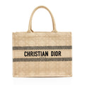 Dior Raffia Cannage Medium Book Tote (SHF-vp73d7)