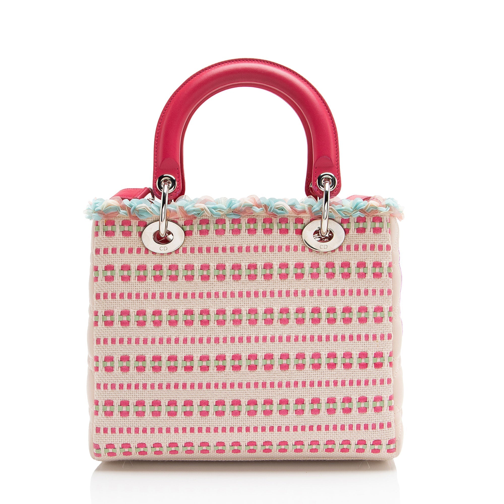 Dior Sequin Tweed Lady Dior Medium Tote
