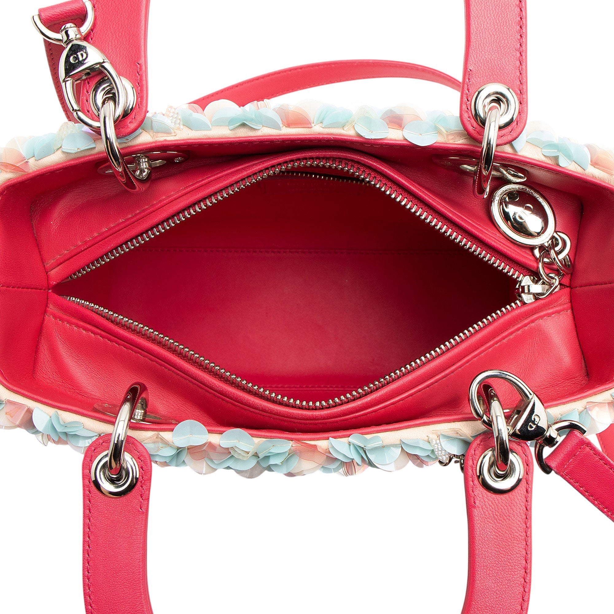 Dior Sequin Tweed Lady Dior Medium Tote