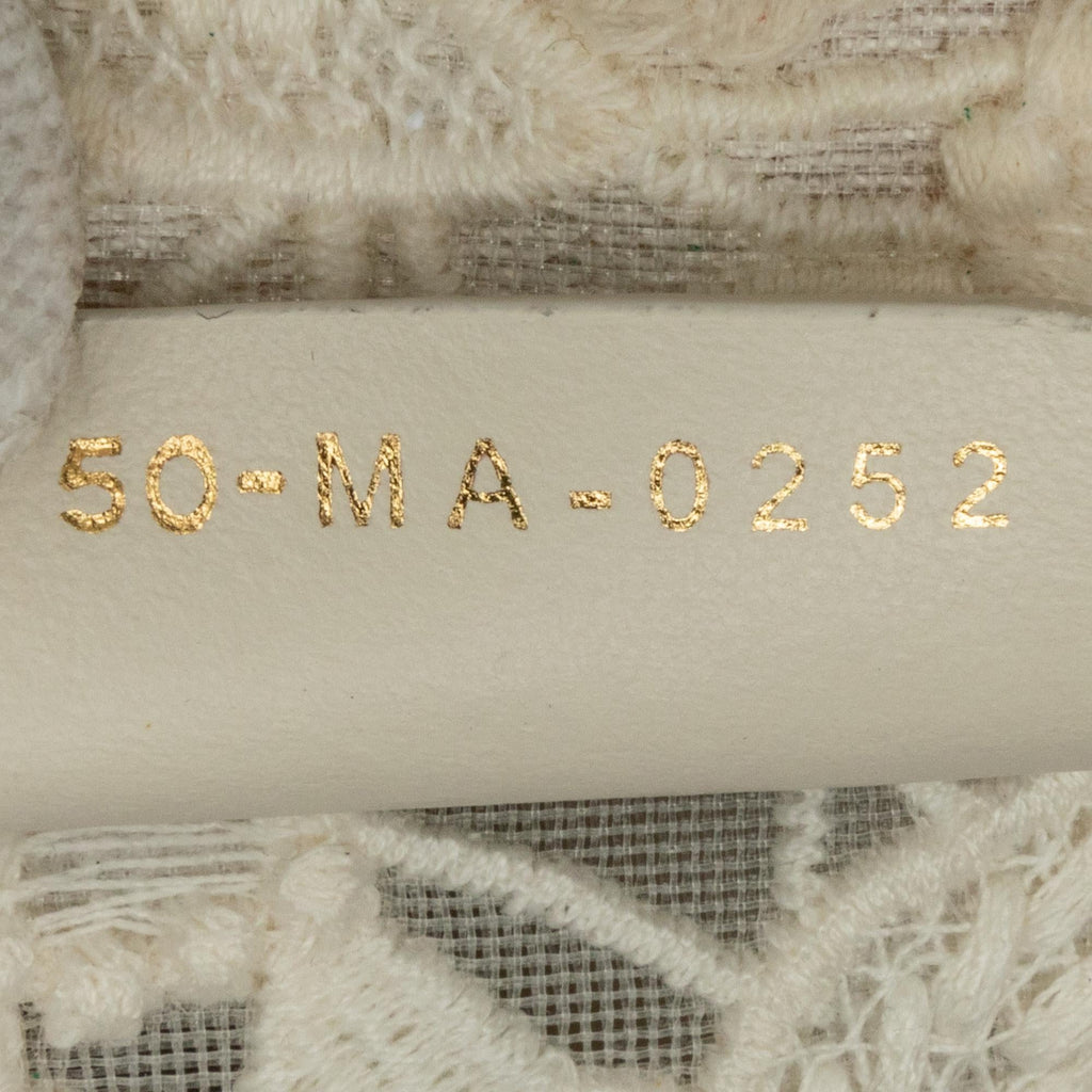 Dior Small D-Lace Embroidery Book Tote