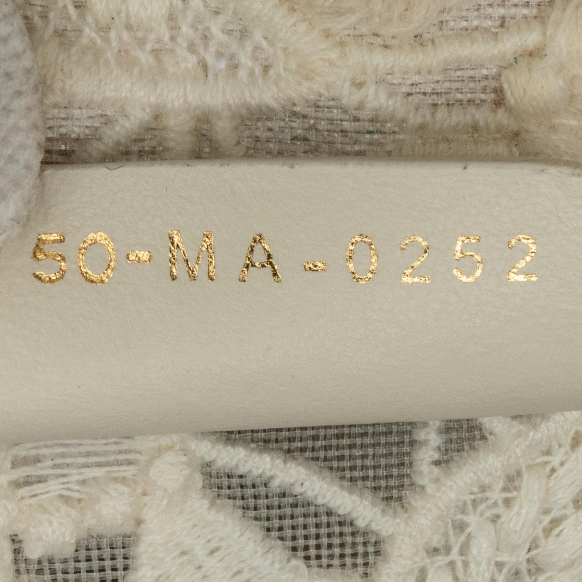 Dior Small D-Lace Embroidery Book Tote