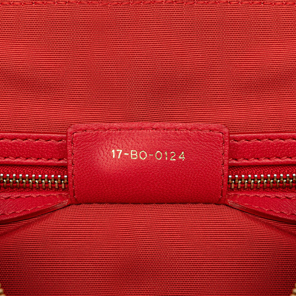 Dior Small Lambskin Cannage Soft Zipped Shopping Tote (SHG-AncejF)