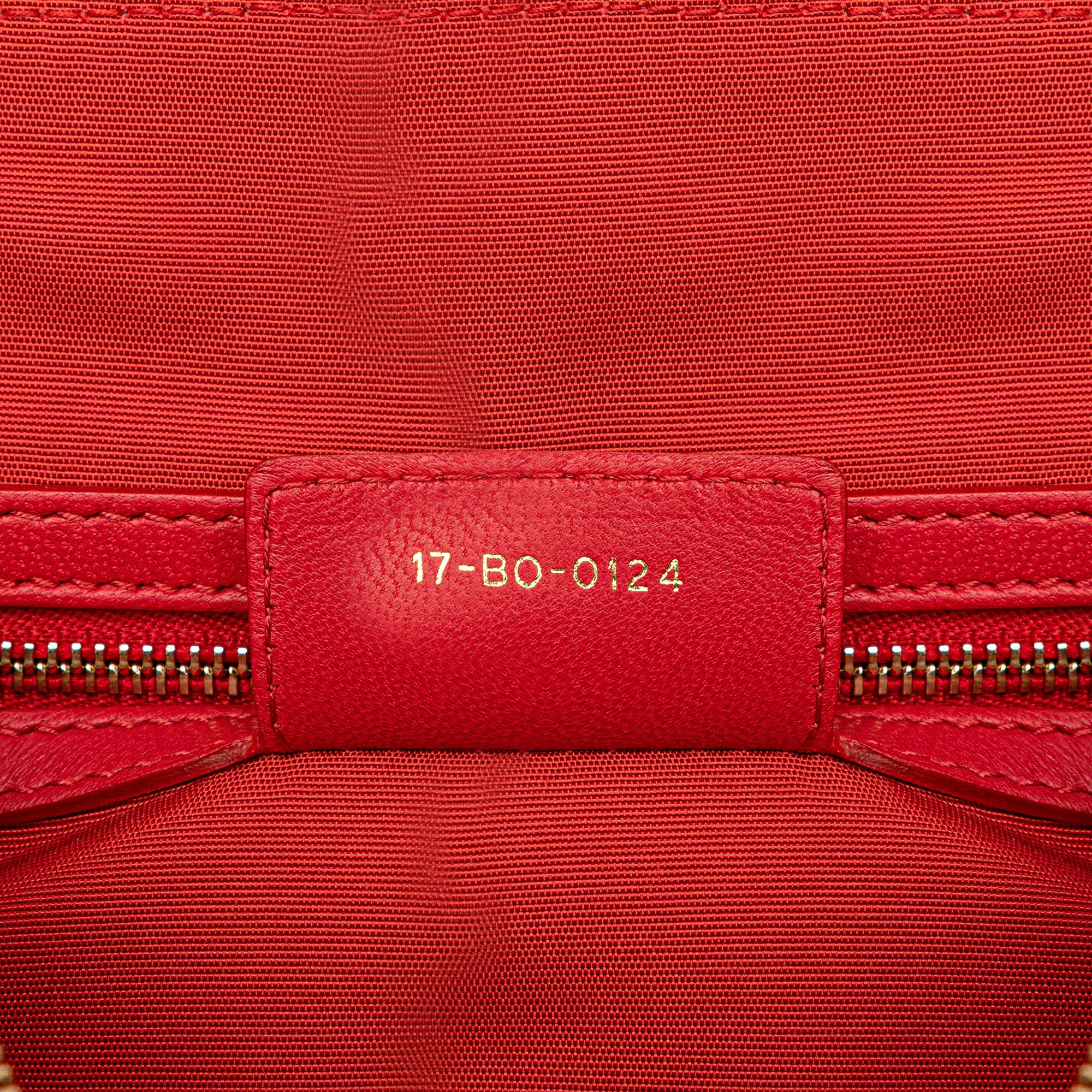 Dior Small Lambskin Cannage Soft Zipped Shopping Tote (SHG-AncejF)