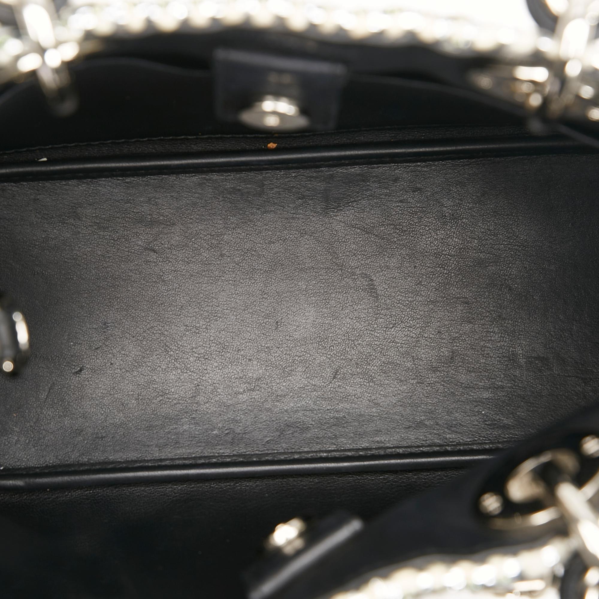 Dior Small Tweed Patch Diorissimo Tote (SHG-HovcIt)