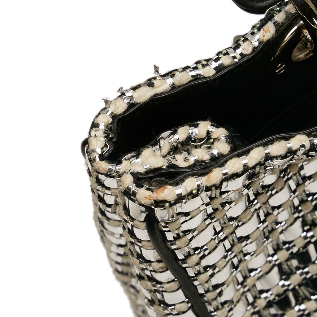 Dior Small Tweed Patch Diorissimo Tote
