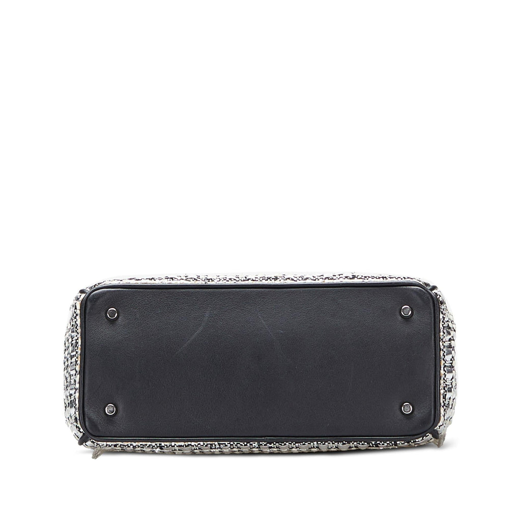 Dior Small Tweed Patch Diorissimo Tote